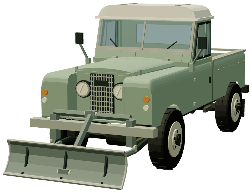Dale Bull-Angledozer — front three-quarter view, registry 3D render