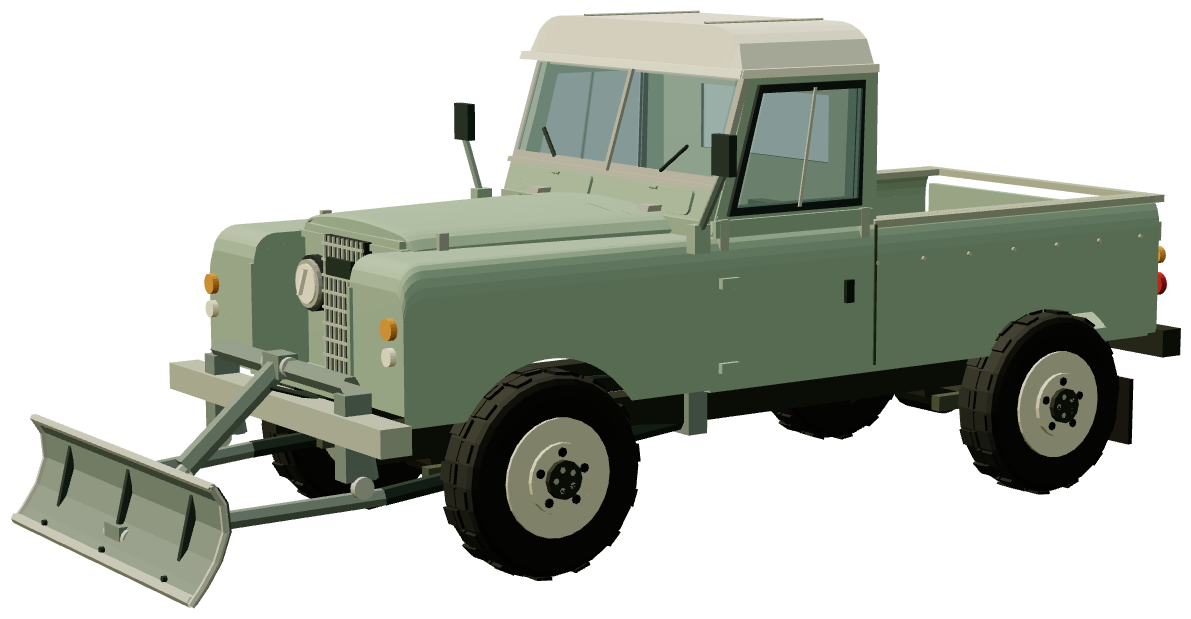Dale Bull-Angledozer — three-quarter view, registry 3D render