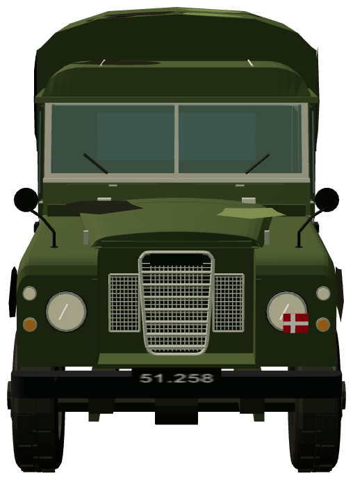 Danish Army 109 Sylvania Telephone Exchange — front view, registry 3D render