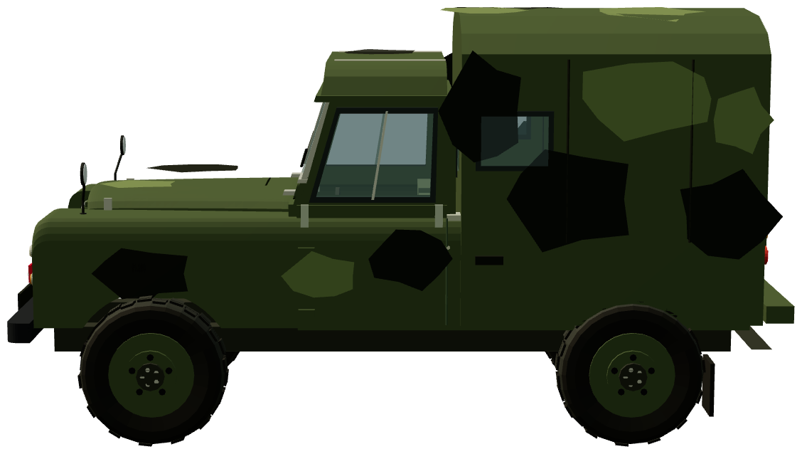 Danish Army 109 Sylvania Telephone Exchange — side view, registry 3D render