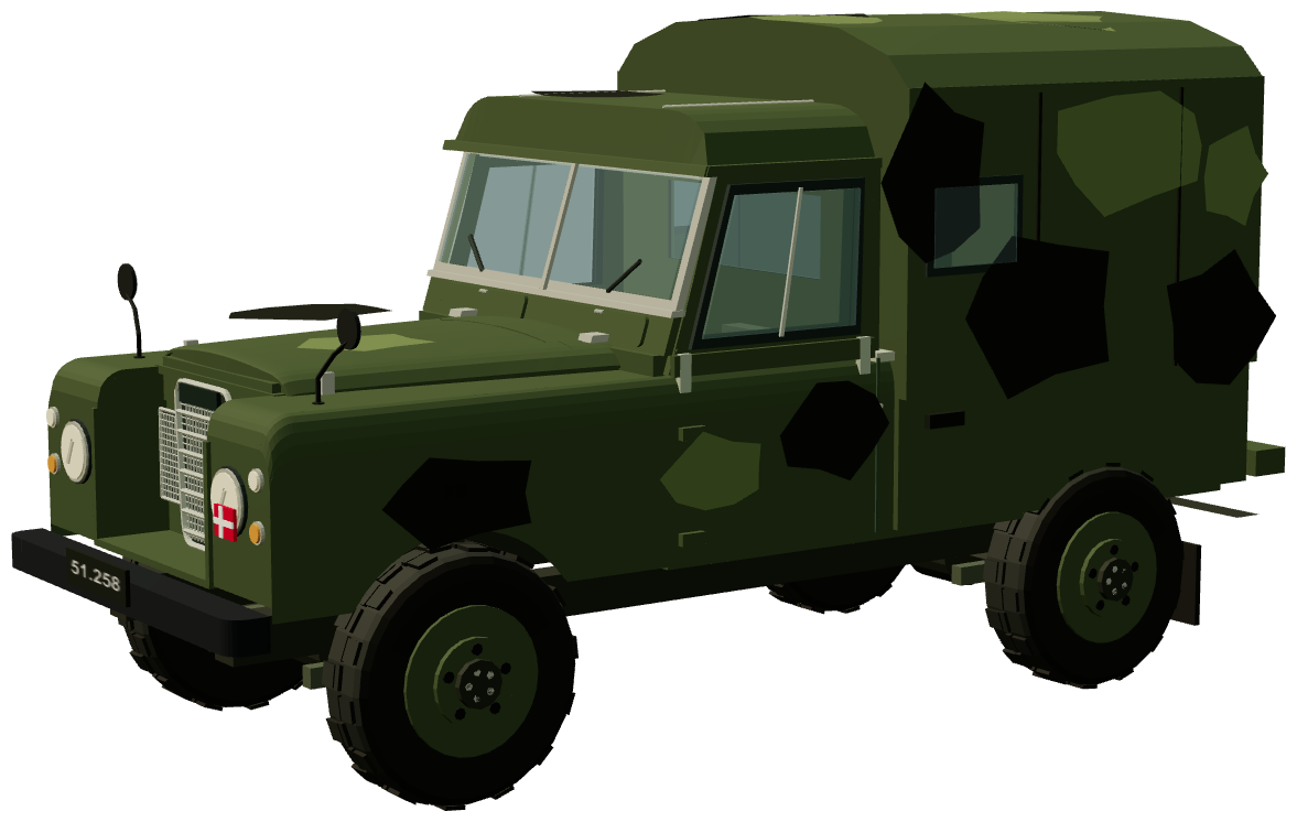 Danish Army 109 Sylvania Telephone Exchange — three-quarter view, registry 3D render