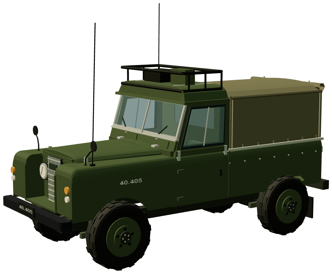 Danish Army 109 TACP — three-quarter view, registry 3D render