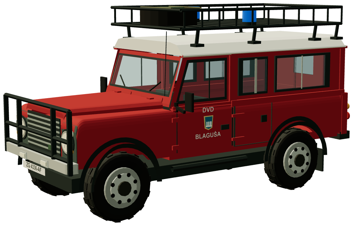 DVD Blaguša 110 — three-quarter view, registry 3D render