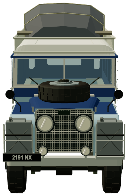 Encounter Overland — 2191 NX — front view, registry 3D render