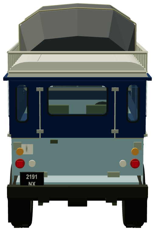 Encounter Overland — 2191 NX — rear view, registry 3D render