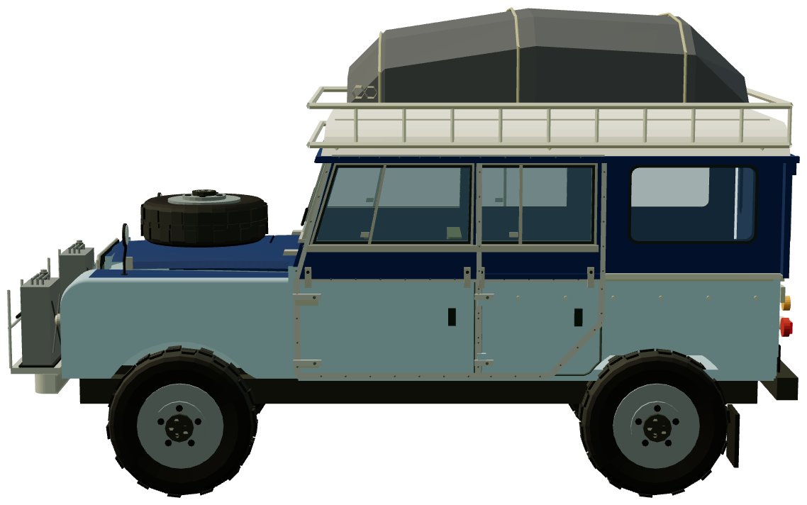 Encounter Overland — 2191 NX — side view, registry 3D render