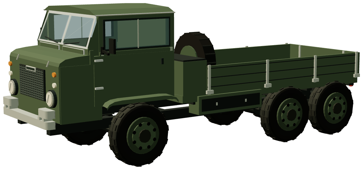 FC82 6×6 — three-quarter view, registry 3D render