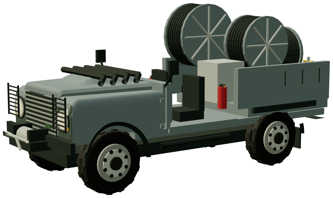 French VTA Helicopter Refueller — three-quarter view, registry 3D render