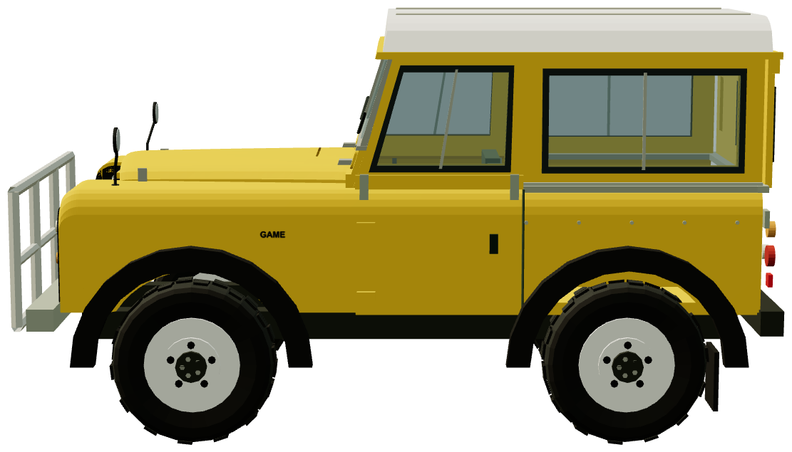 GAME Yellow Devil — side view, registry 3D render