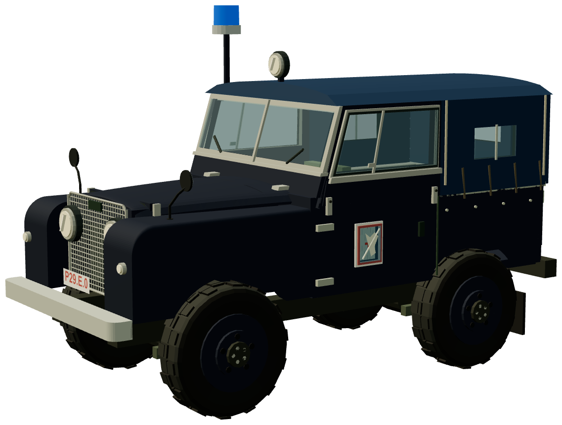 Gendarmerie Belge 80 — three-quarter view, registry 3D render
