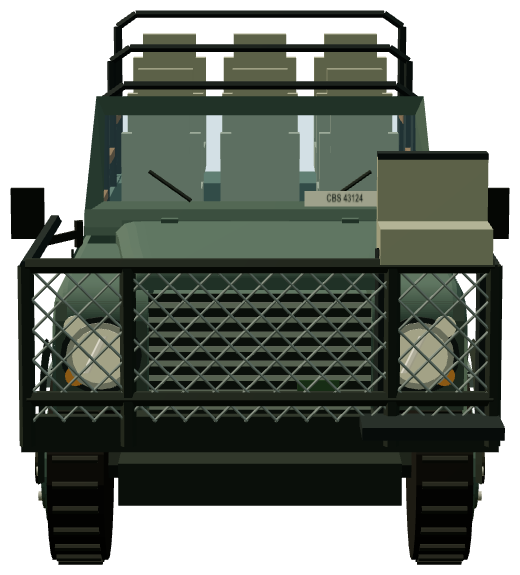 Gondwana Game Viewer — front view, registry 3D render