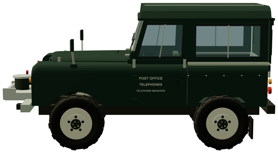 GPO Station Wagon Type 3 — side view, registry 3D render
