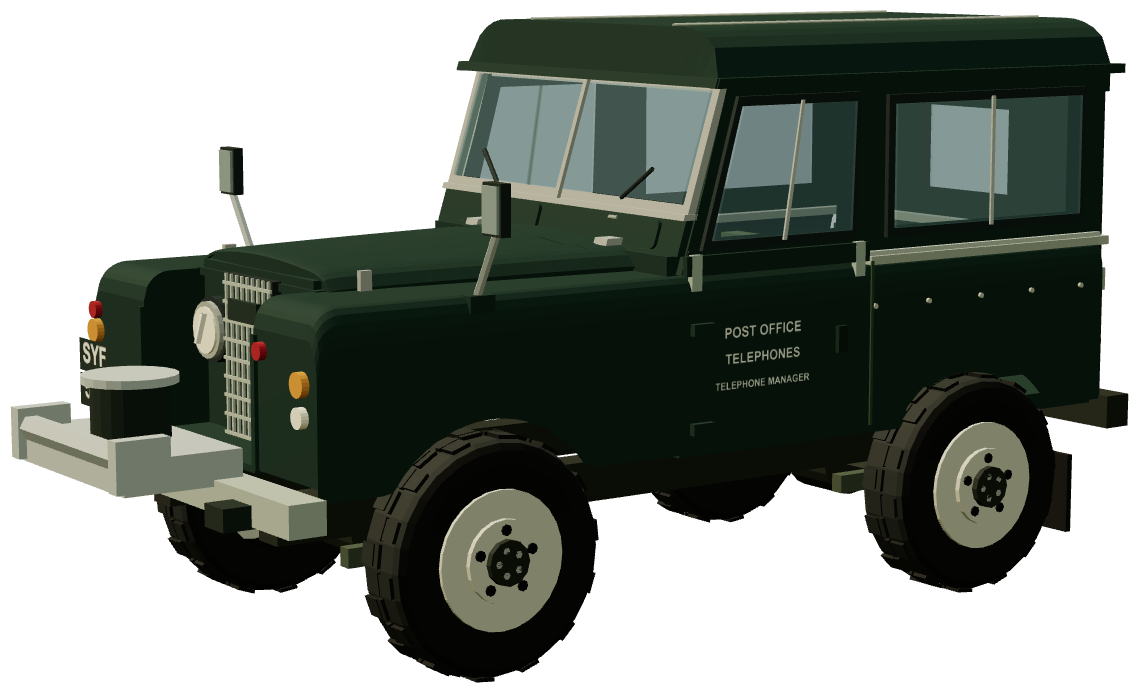 GPO Station Wagon Type 3 — three-quarter view, registry 3D render