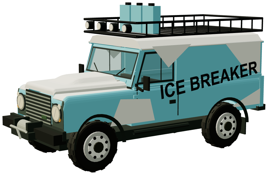 Greene King Ice Breaker Defender — three-quarter view, registry 3D render
