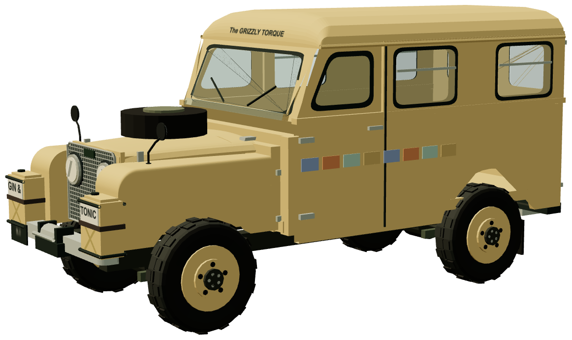 Grizzly Torque — three-quarter view, registry 3D render