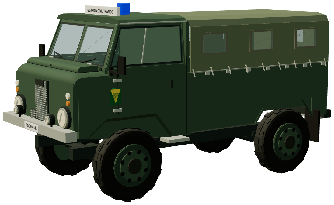Guardia Civil Santana 1300 Forward Control — three-quarter view, registry 3D render