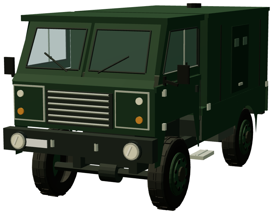 Guardia Civil Santana 2000 Anti-Terrorist Vehicle — front three-quarter render