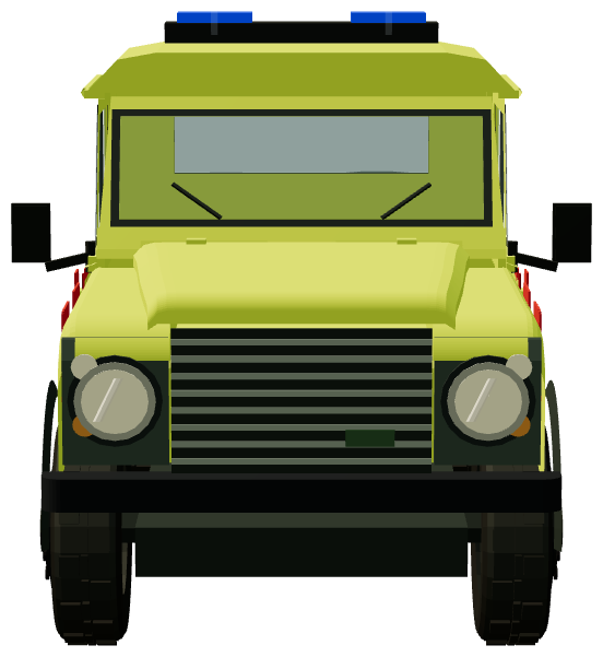 Helicopter and Aviation Services Fire Defender — front view, registry 3D render