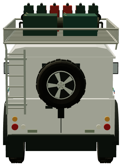 Capricorn Expedition — Susi — rear view, registry 3D render