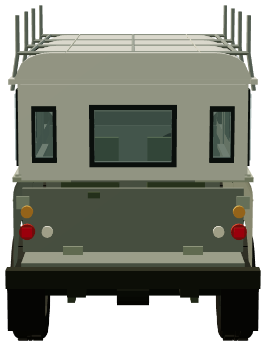 Imperial College Minas de Lípez — Series II 109 — rear view, registry 3D render