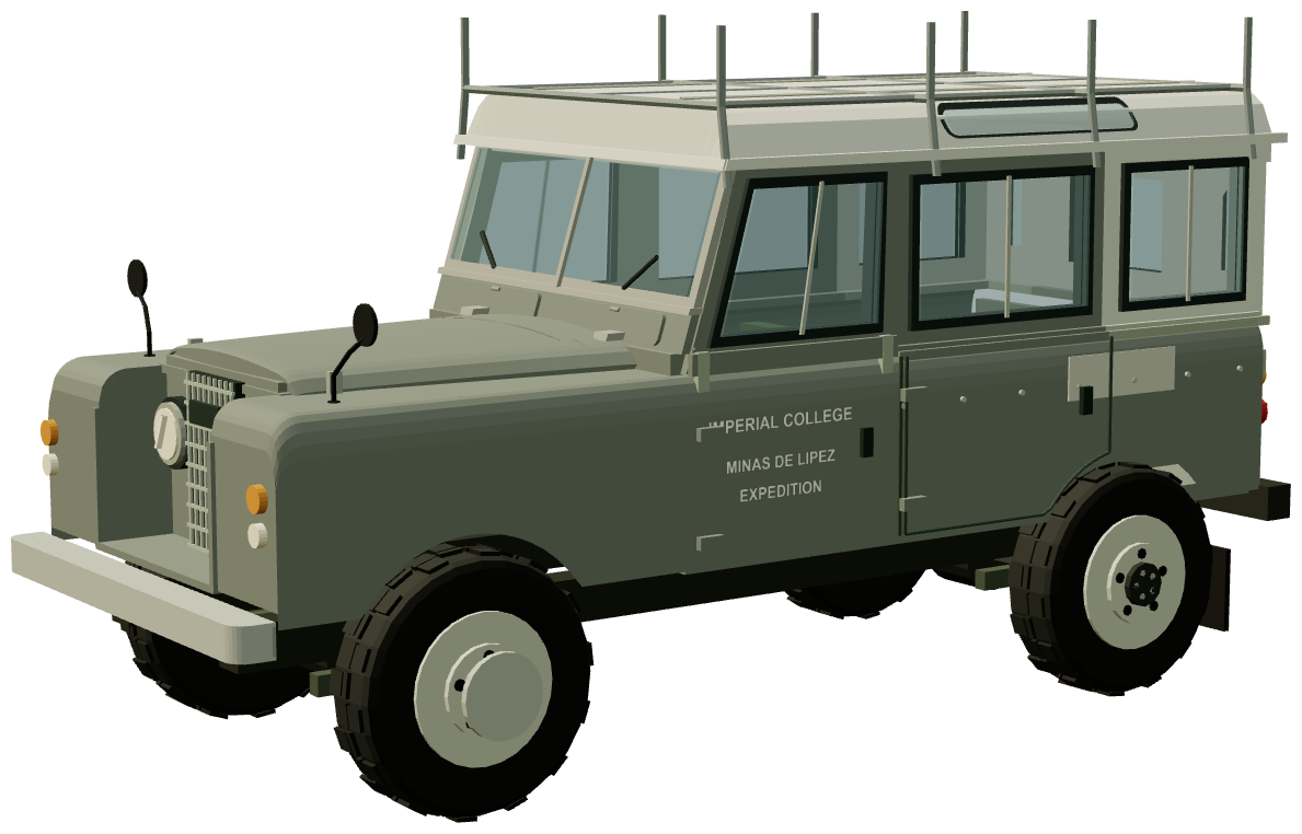 Imperial College Minas de Lípez — Series II 109 — three-quarter view, registry 3D render