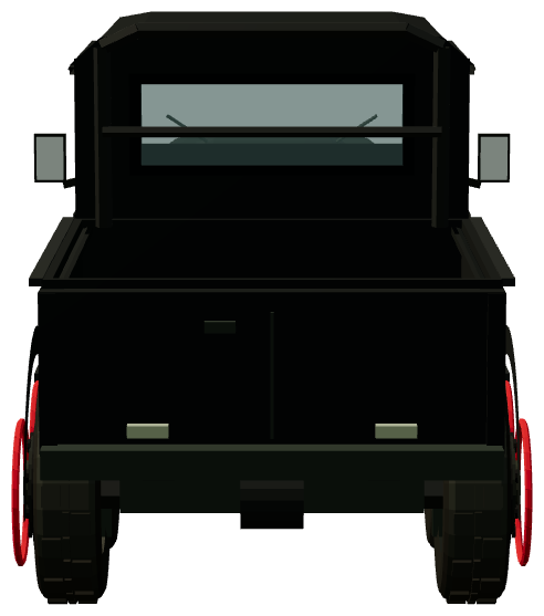 Kahn Flying Huntsman 110 6×6 — rear view, registry 3D render