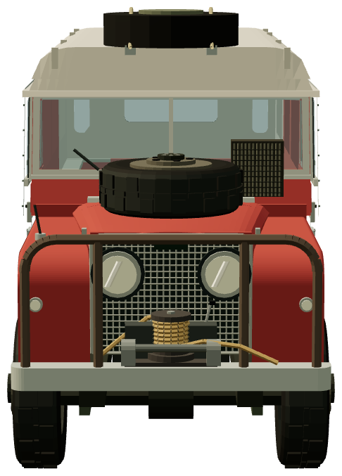 Leyland Brothers’ Series I — front view, registry 3D render