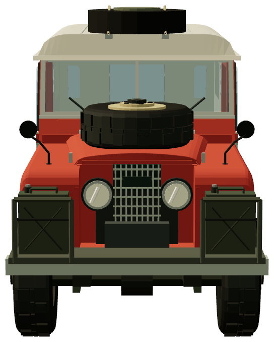 Leyland Brothers’ Series IIA — front view, registry 3D render