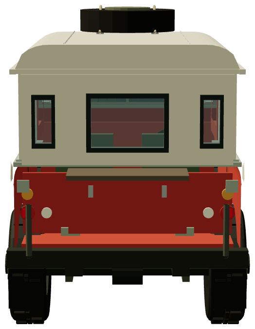 Leyland Brothers’ Series IIA — rear view, registry 3D render