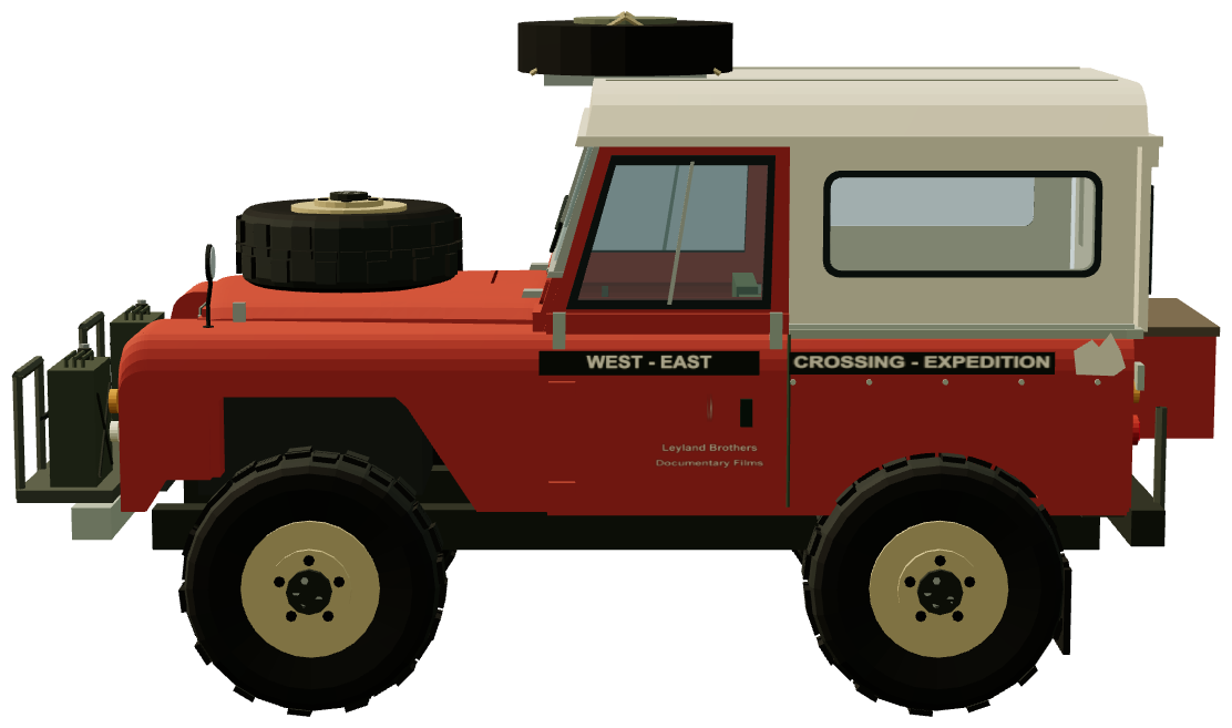 Leyland Brothers’ Series IIA — side view, registry 3D render