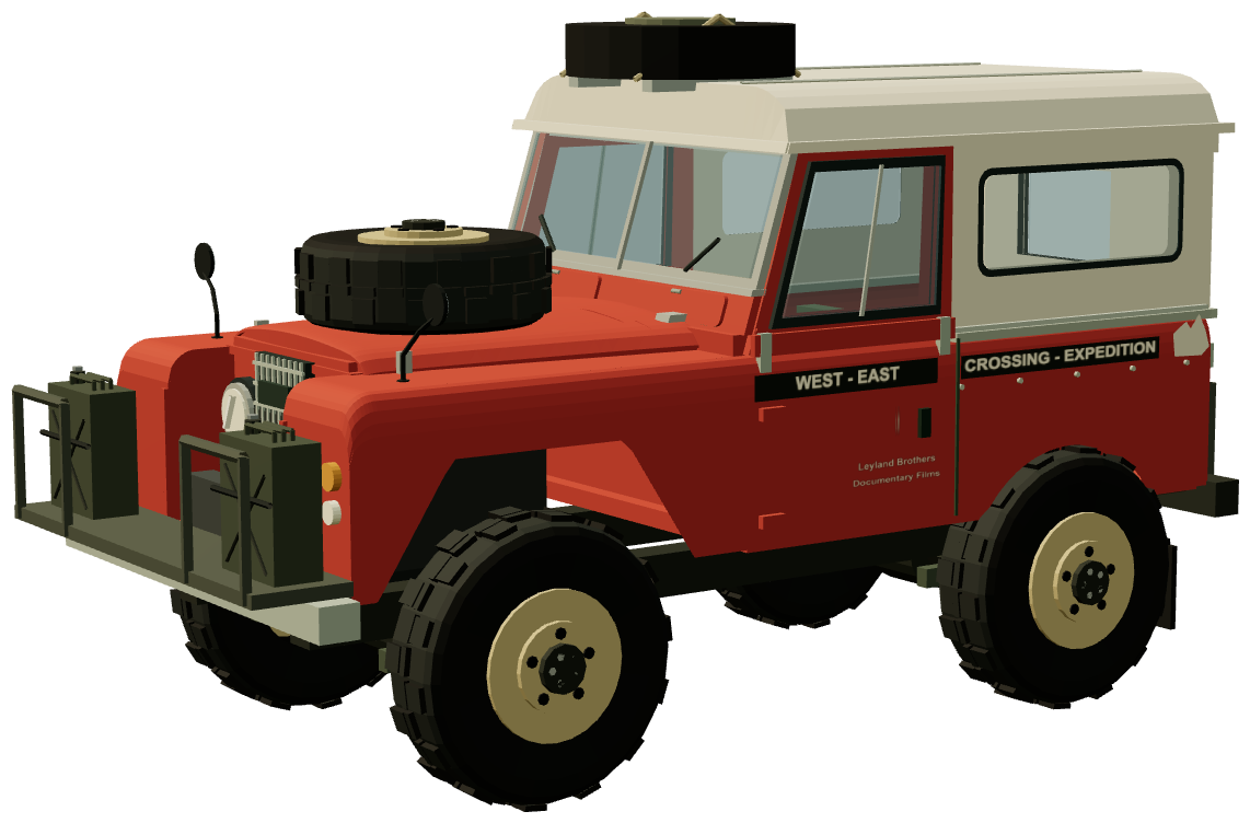 Leyland Brothers’ Series IIA — three-quarter view, registry 3D render