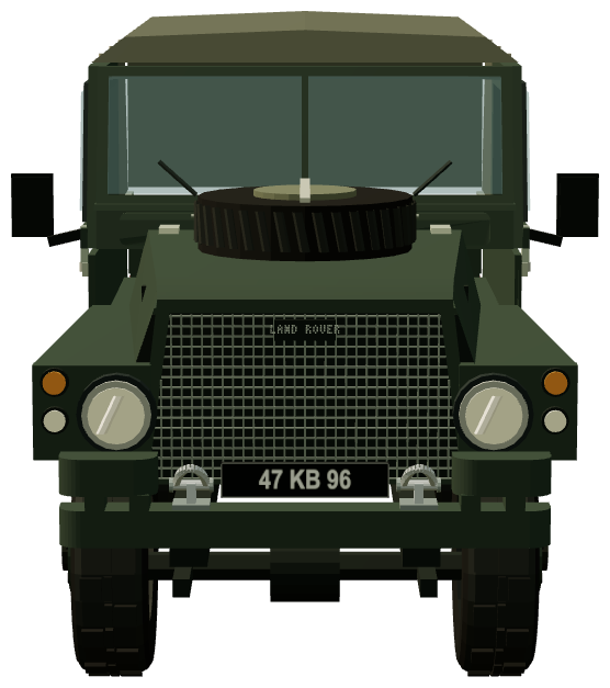 Half Ton Lightweight — front view, registry 3D render