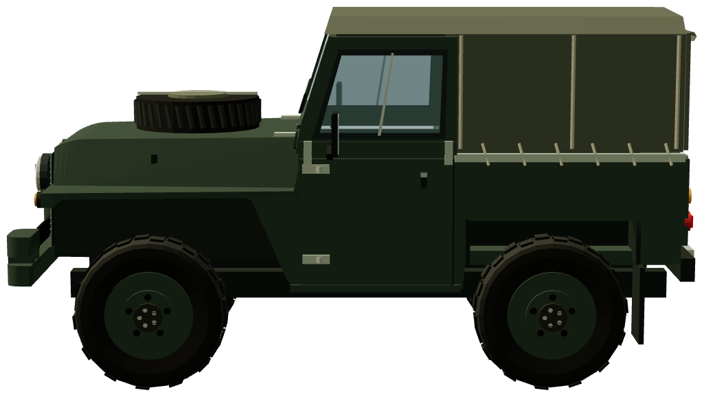Series IIA Lightweight — side view, registry 3D render