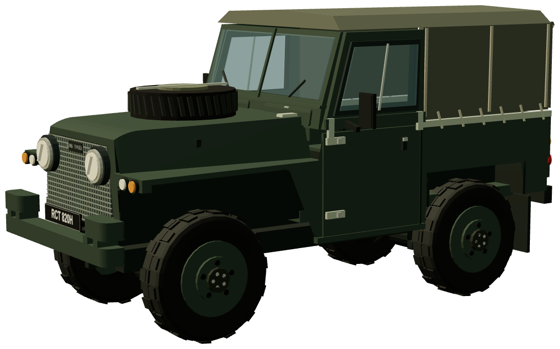 Series IIA Lightweight — three-quarter view, registry 3D render