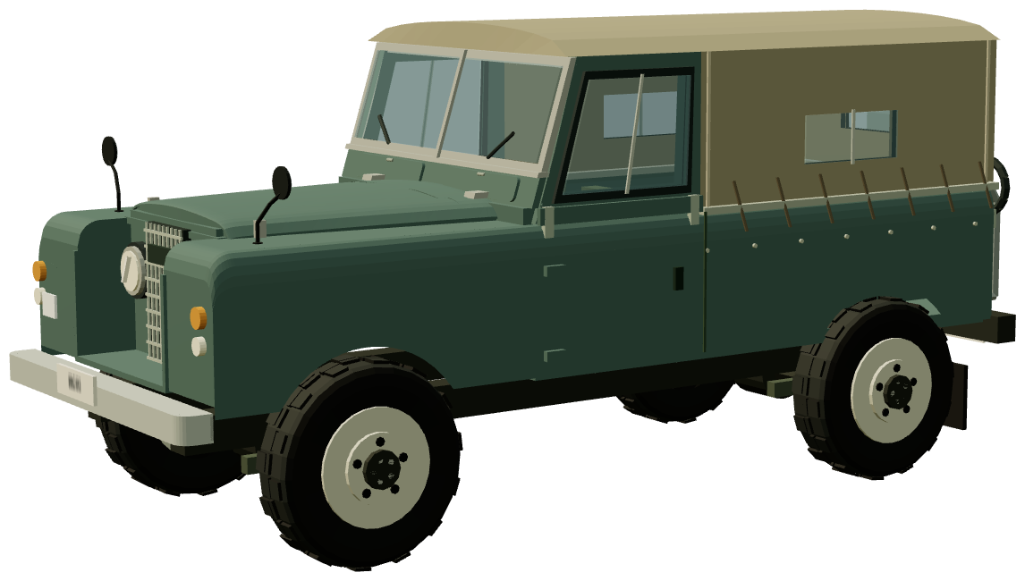 Lincoln L.R. 150 Welding Land Rover — three-quarter view, registry 3D render