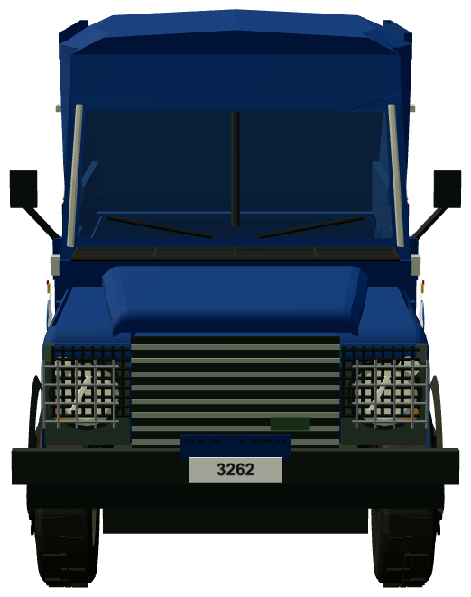 MDP Special Escort Group Armoured 110 — front view, registry 3D render