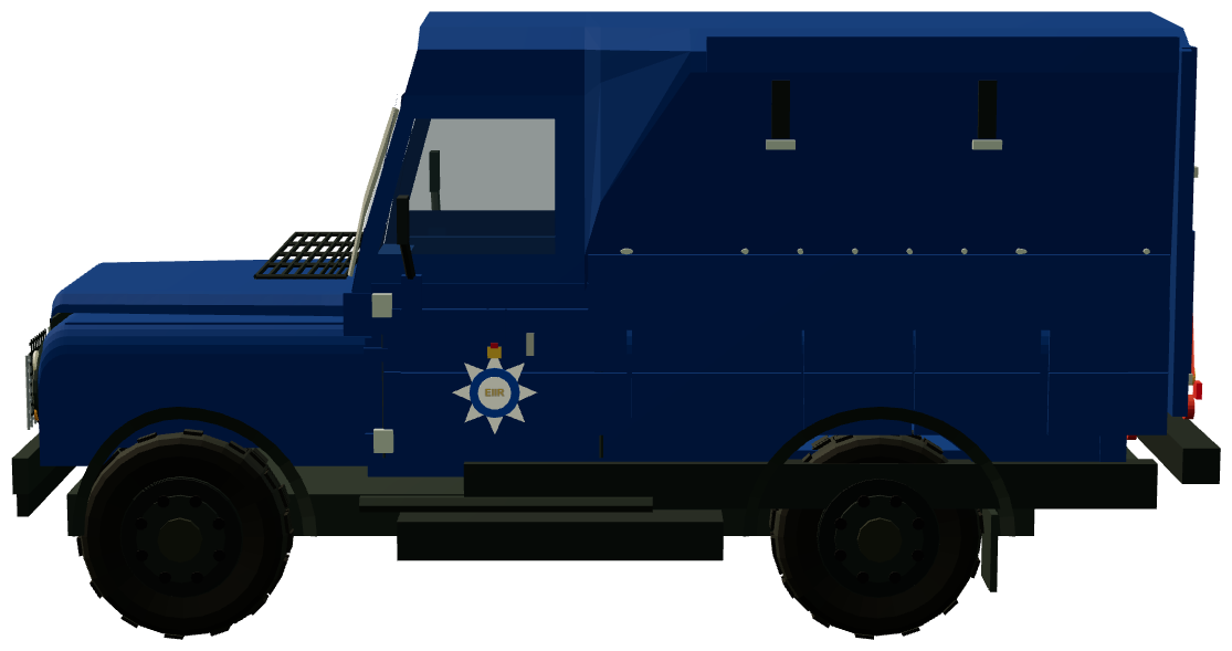 MDP Special Escort Group Armoured 110 — side view, registry 3D render