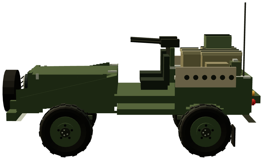 Minerva Blindé — side view, registry 3D render