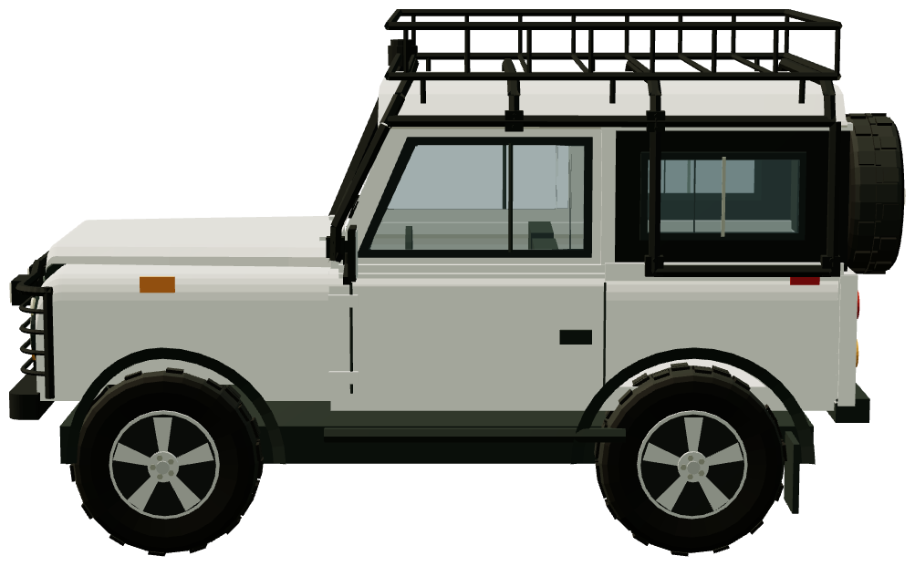 NAS Defender 90 — side view, registry 3D render