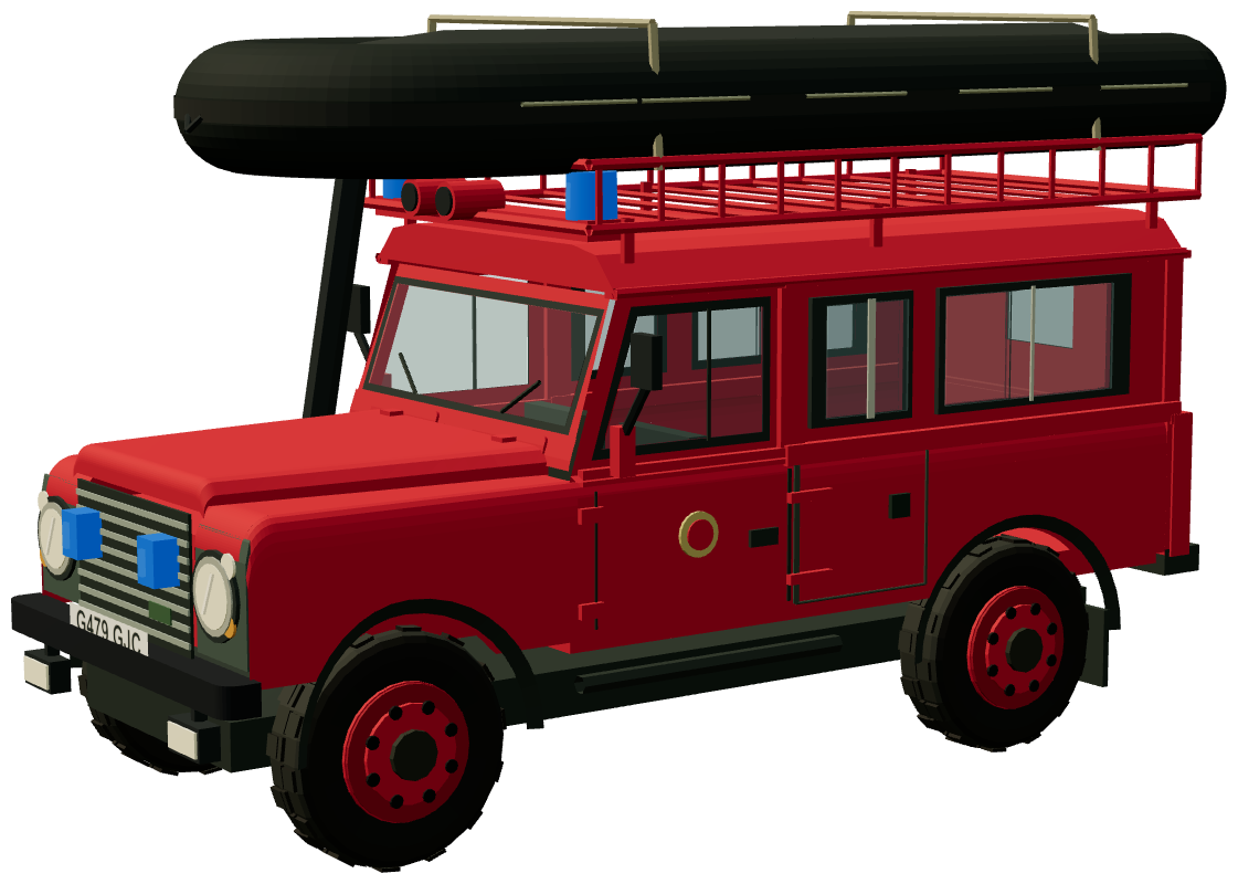 North Wales Water Incident Unit — three-quarter view, registry 3D render