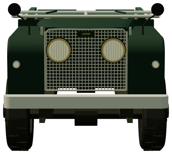 Old girl — front view, registry 3D render