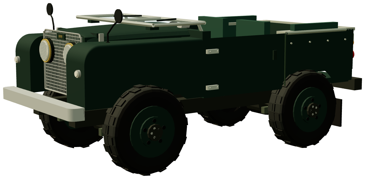 Old girl — three-quarter view, registry 3D render