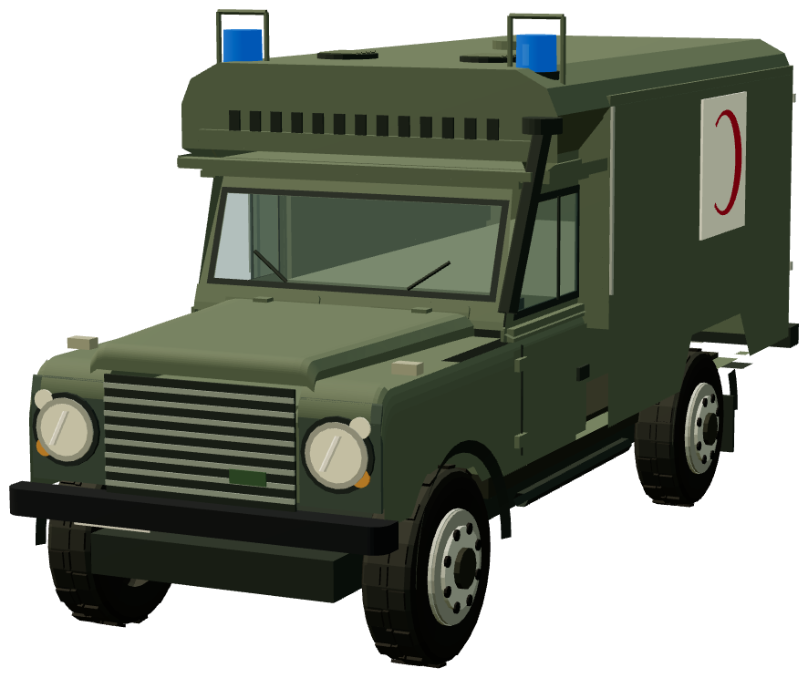 Otokar Defender Ambulance — front three-quarter render