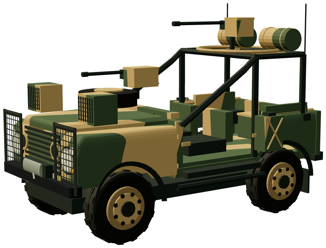 Otokar Patrol — three-quarter view, registry 3D render