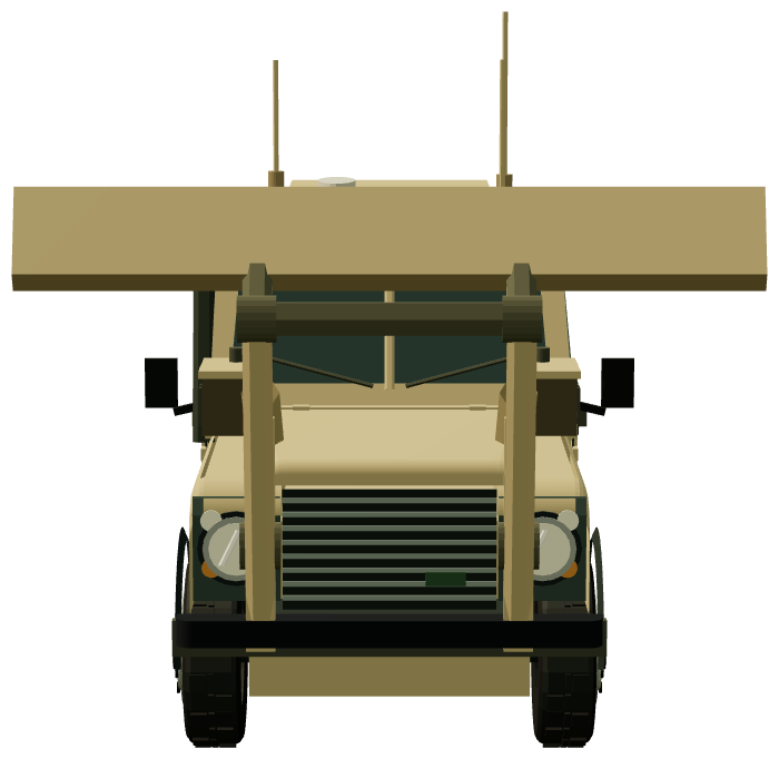 Land Rover Panama — front view, registry 3D render