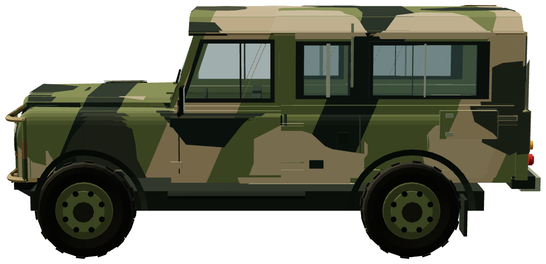 Personnel Carryall — side view, registry 3D render