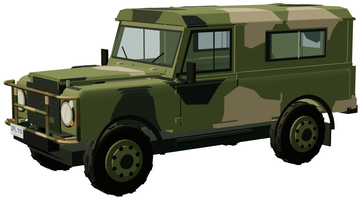 Perentie 4×4 Hard Top — three-quarter view, registry 3D render