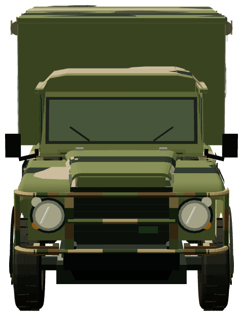 Perentie 6×6 Air Defence — front view, registry 3D render