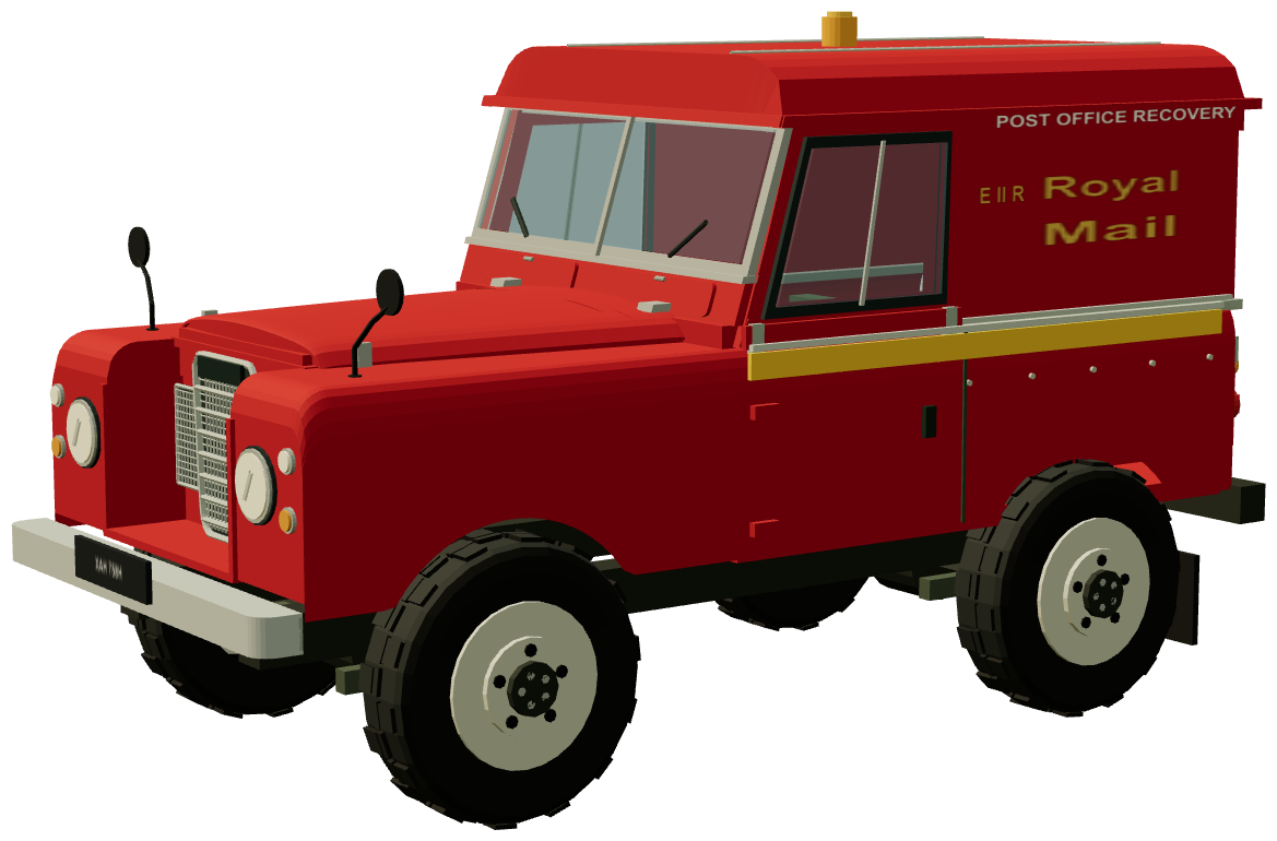 Post Office Recovery — three-quarter view, registry 3D render