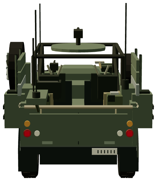 R-WMIK — rear view, registry 3D render